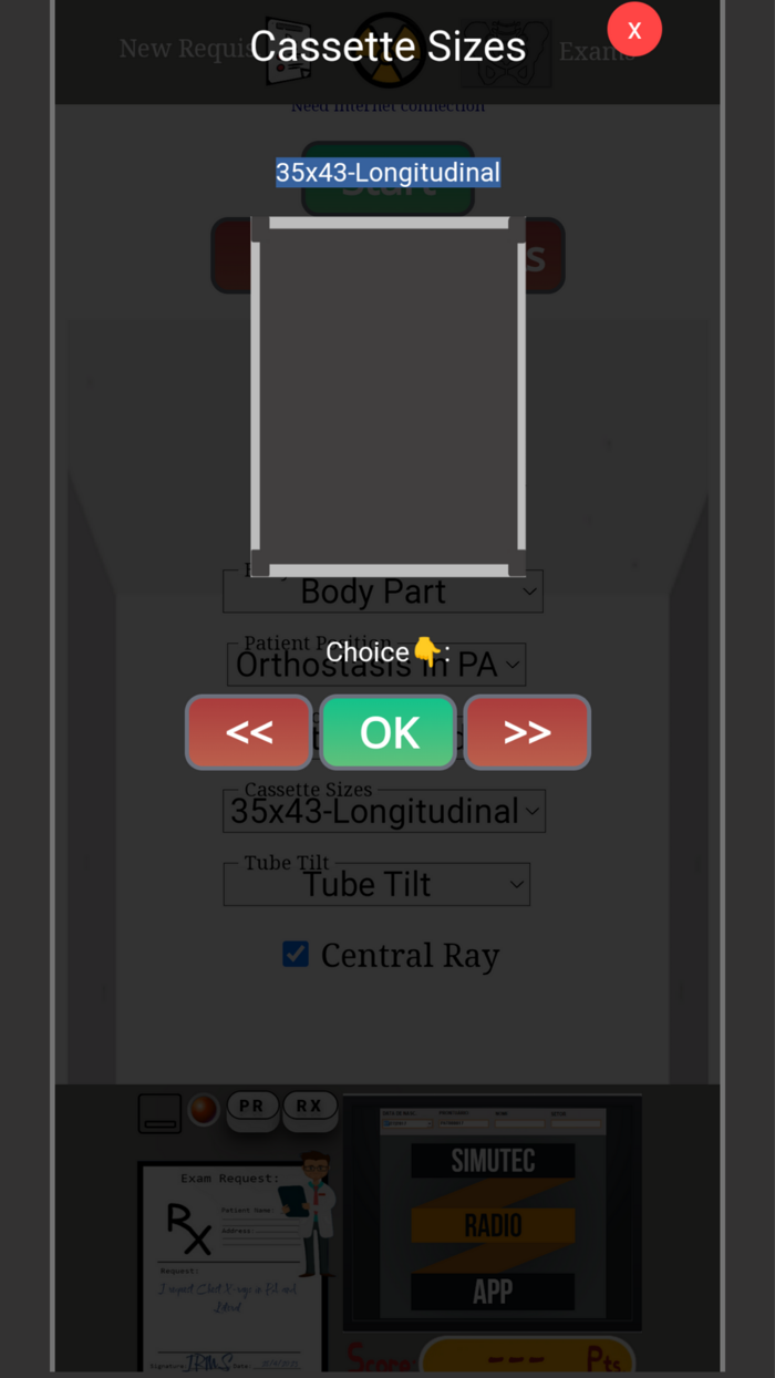 Radiology Technique Simulator