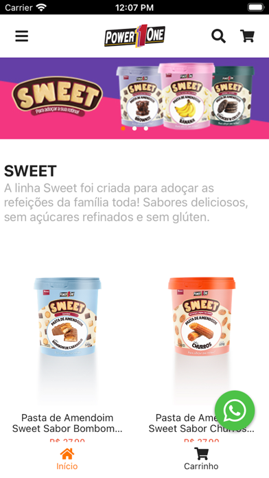 Loja Oficial - Power1One Screenshot