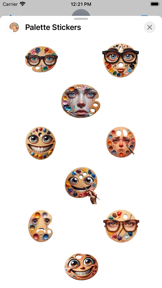 #1. Palette Stickers (iOS) Podle: Paul Scott