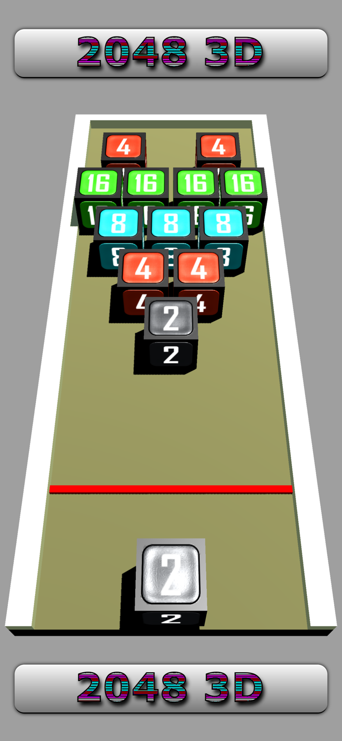 2048 3D - Original Cube Game