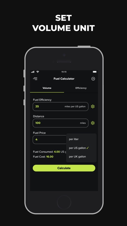Fuel Calculator App screenshot-3