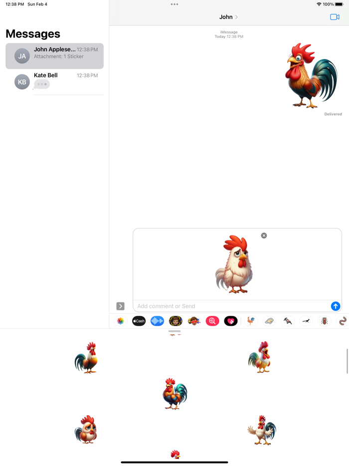Rooster Stickers