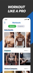 Fitness Buddy Home Gym Workout screenshot #1 for iPhone