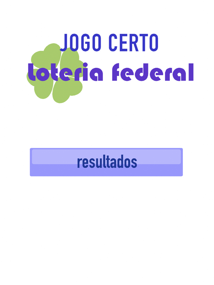 Jogo Certo Loteria Federal