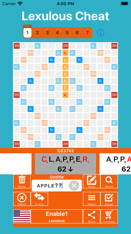 #1. Lexulous Cheat & Solver (iOS) 由: Mohit Singi