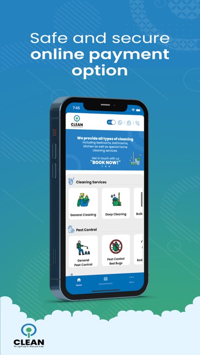 iClean Services Screenshot