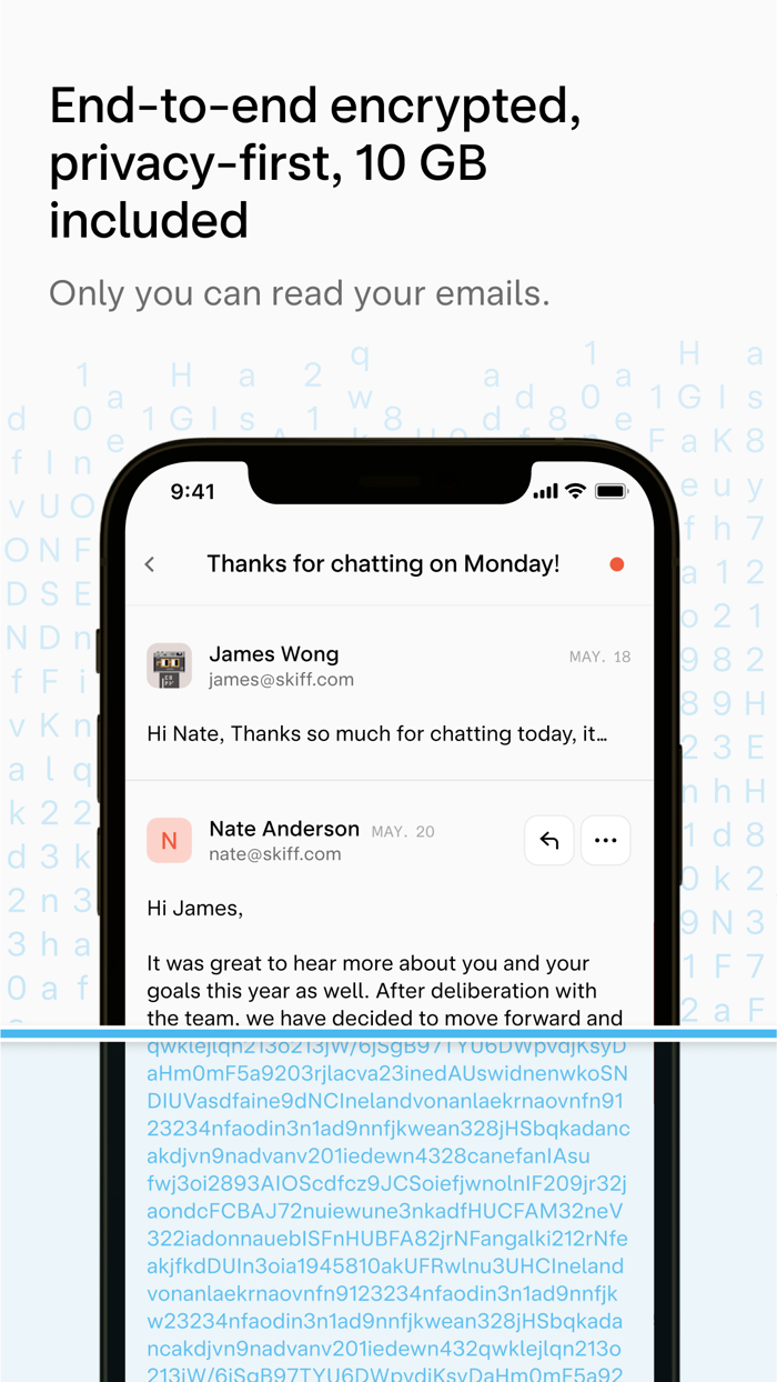 Skiff Mail - Private email
