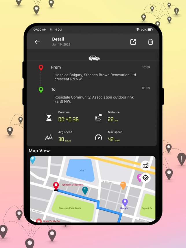 [2024] GPS Speedometer iPhone/iPad app not working (down), white