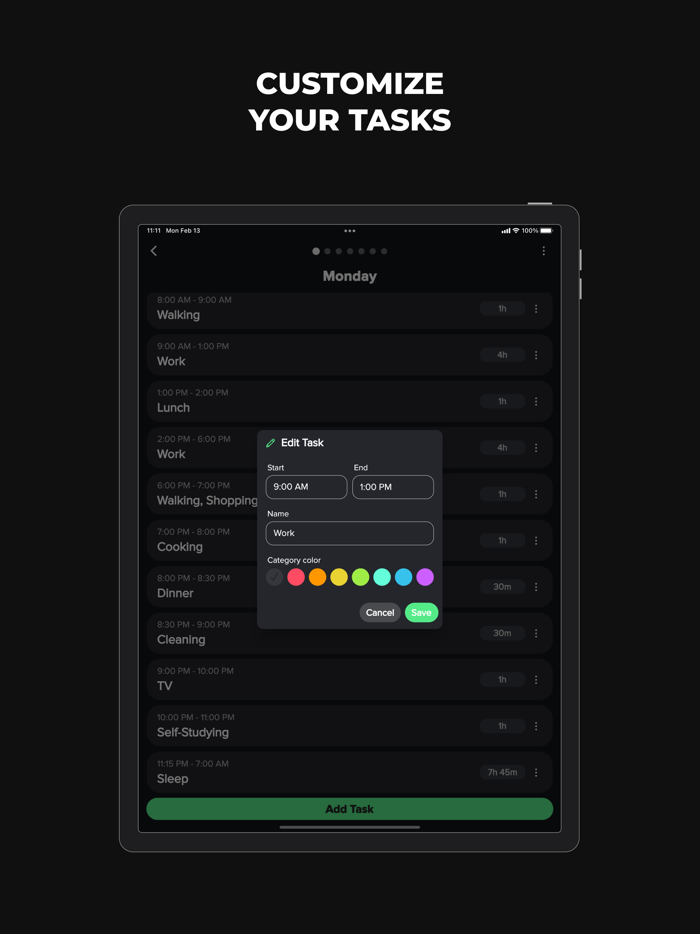 Daily Routine Planner App