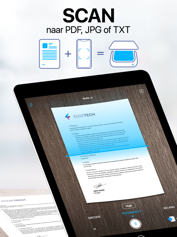 iScanner - PDF-Scanner iPad app afbeelding 1