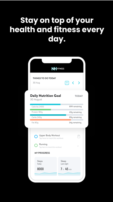 NH Fitness Screenshot