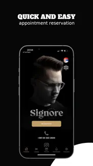 signore barbershop iphone screenshot 1