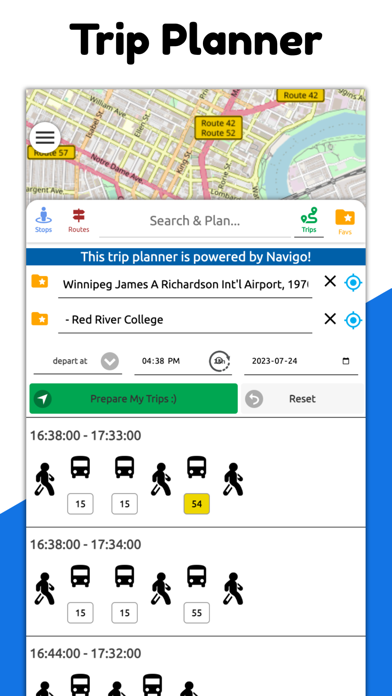 Winnipeg Transit RT Screenshot
