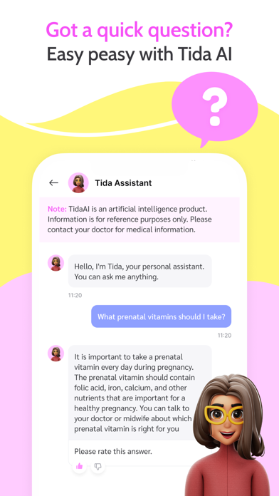 Matida Pregnancy & Baby App Screenshot