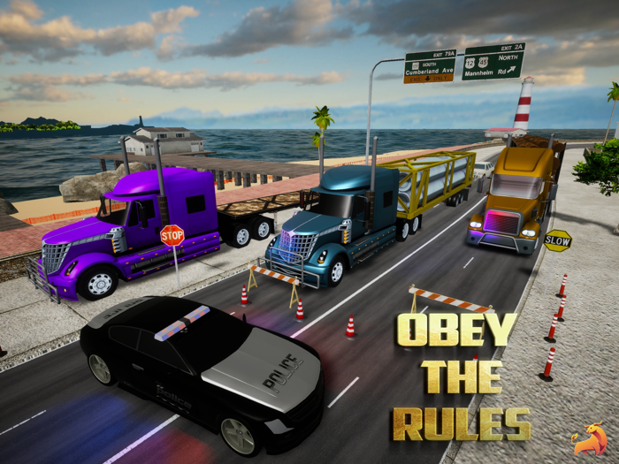 Highway Truck Simulator Game
