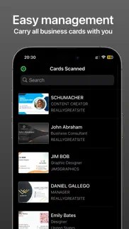 camcard: business card scanner iphone screenshot 3