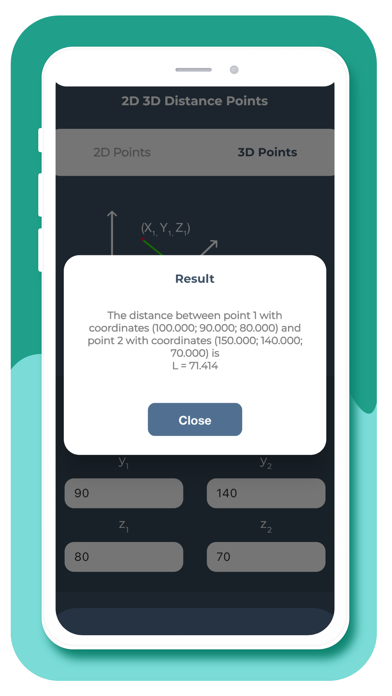 Screenshot 4 of Distance Points Calculator App