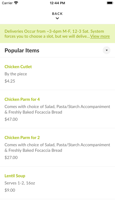 Rocca Catering Screenshot