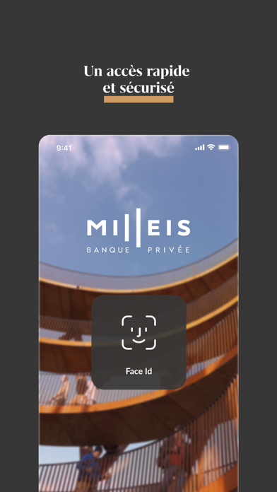 Milleis Banque Privée Screenshot
