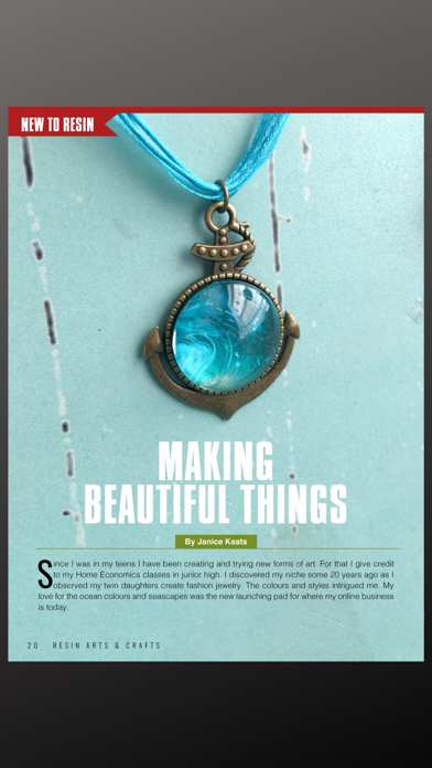 Resin Arts and Crafts Magazine Screenshot