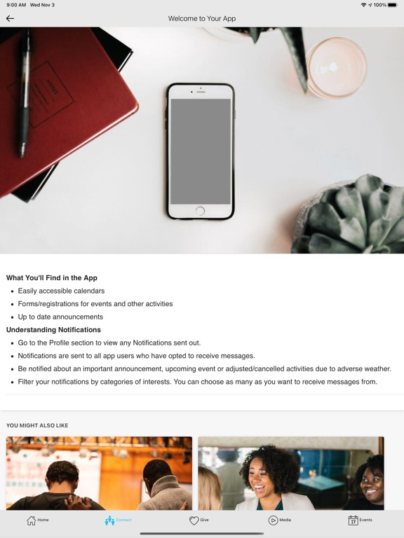 Community Hemet iPad screenshot 2 - Lifestyle app