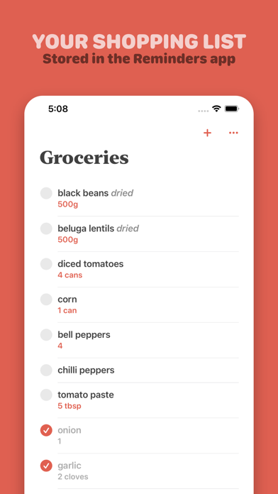 Mela - Recipe Manager Screenshot