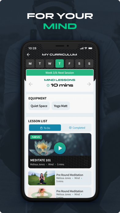 Golf Mind & Body Training Screenshot