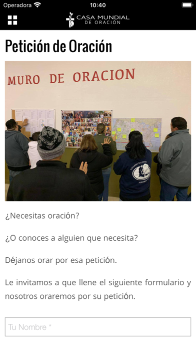 Casa Mundial de Oracion Screenshot