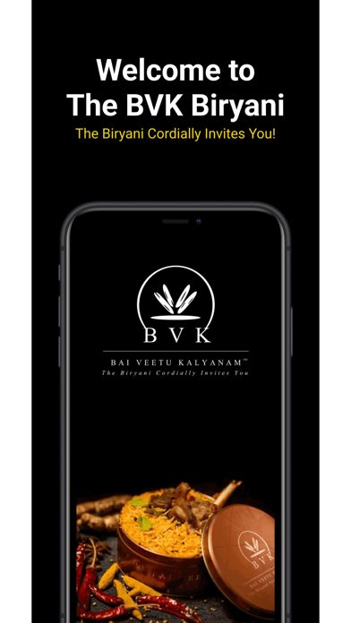 The BVK Biryani - Online Order Screenshot