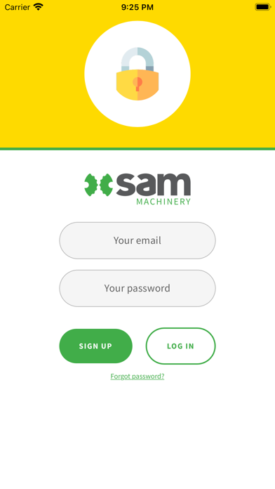 SAM Machinery Screenshot