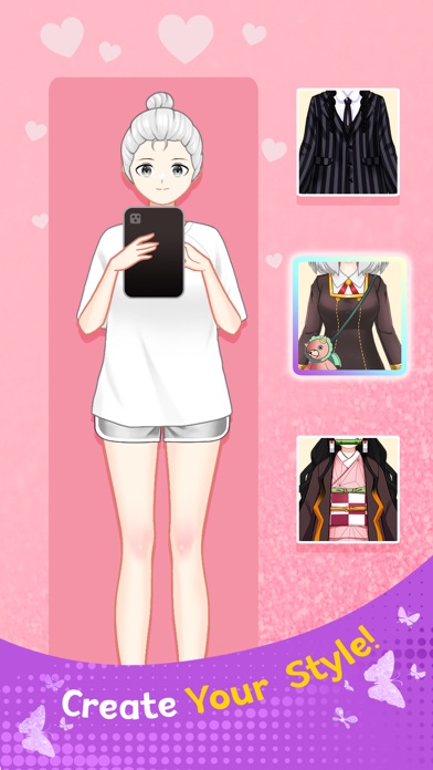 Merge makeover: Anime makeup Screenshot