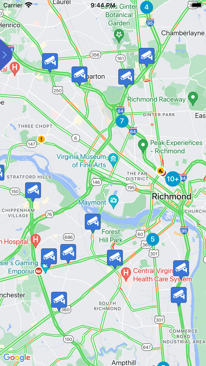 Live Traffic - Virginia