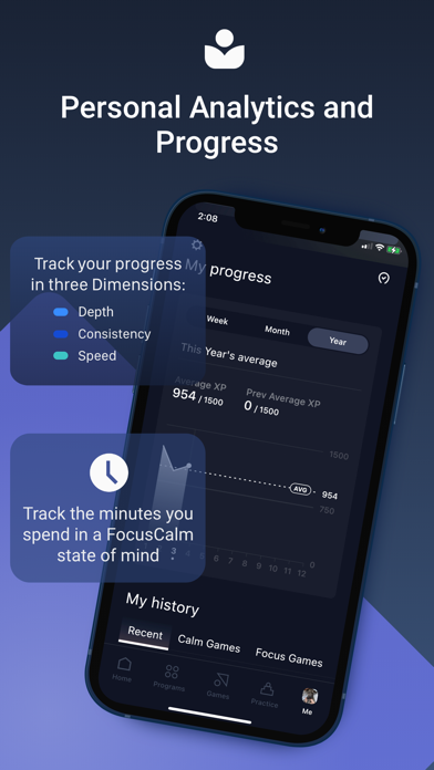 FocusCalm - Brain Training Screenshot