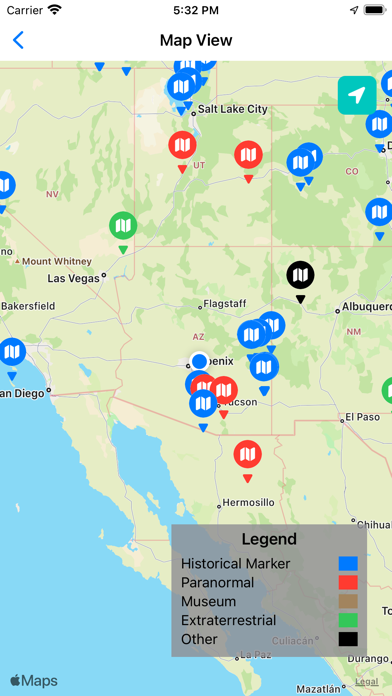 Historical Markers - USA Screenshot
