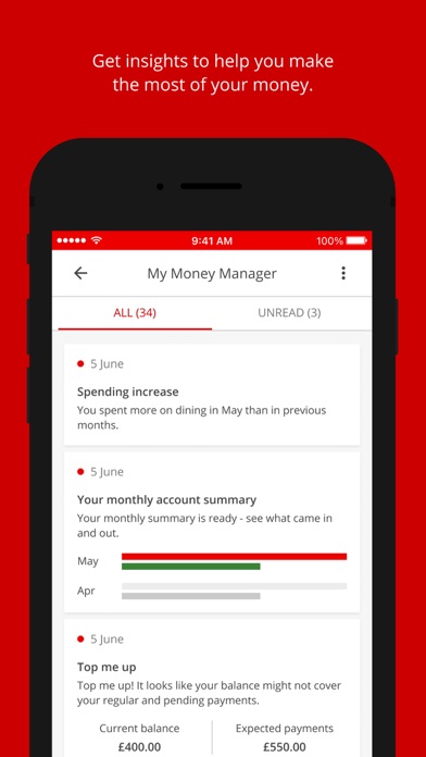 Santander Mobile Banking Screenshot