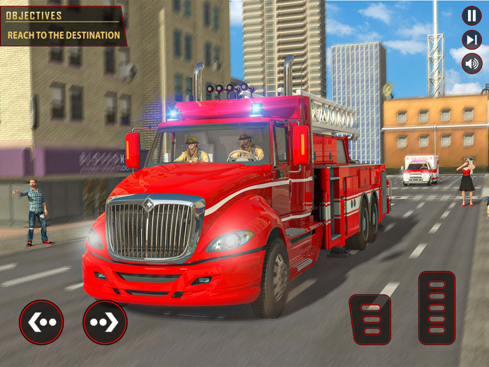 Fire Fighter Rescue Truck 911