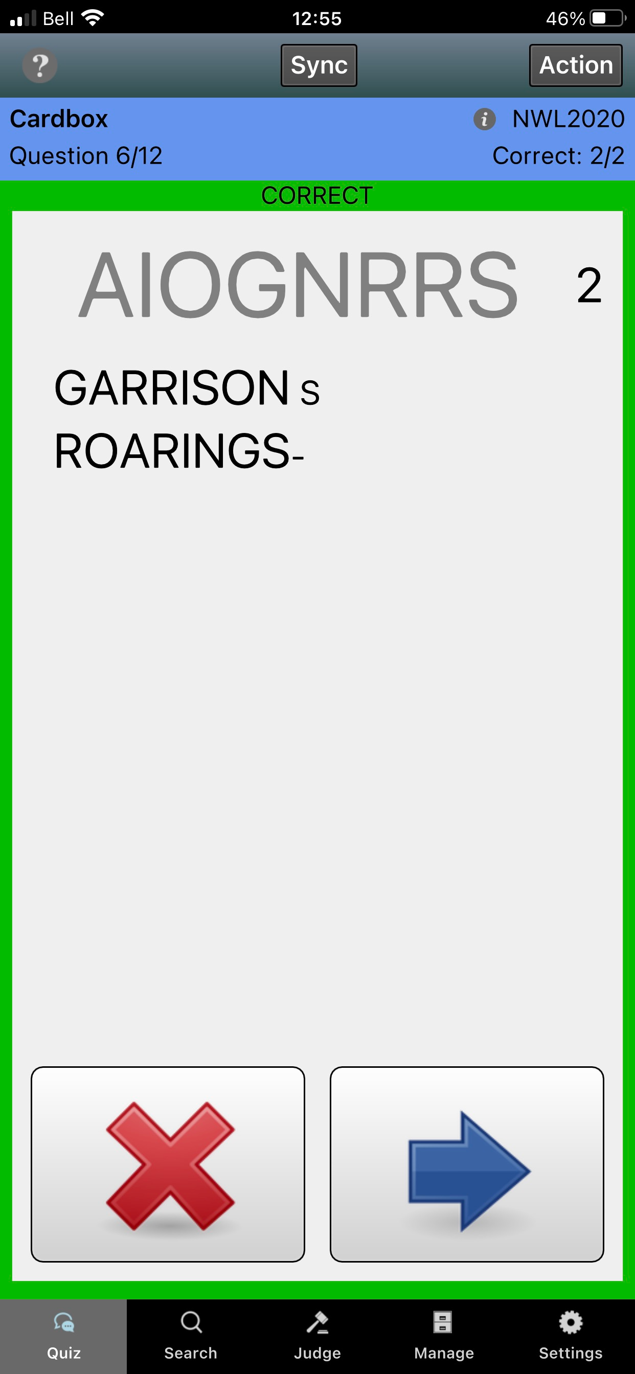 NASPA Zyzzyva Mobile