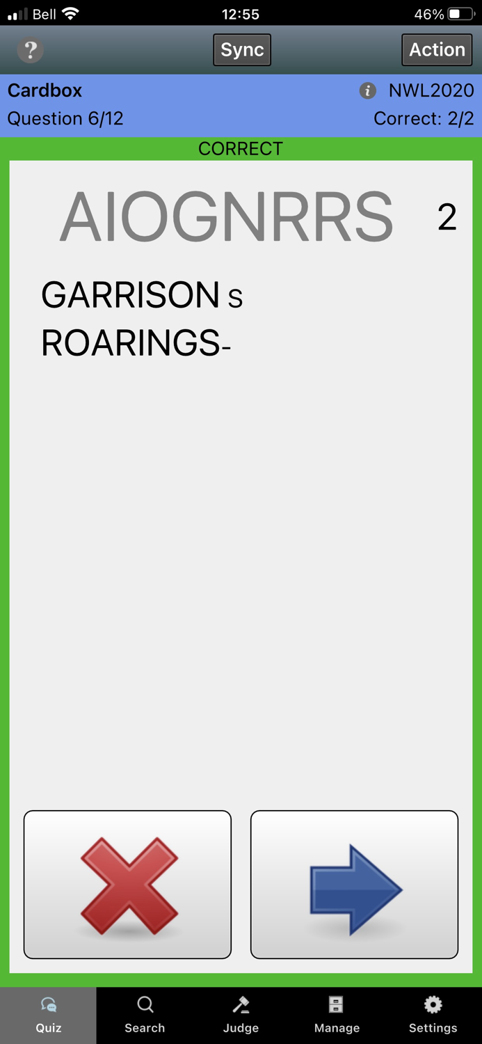 NASPA Zyzzyva Mobile