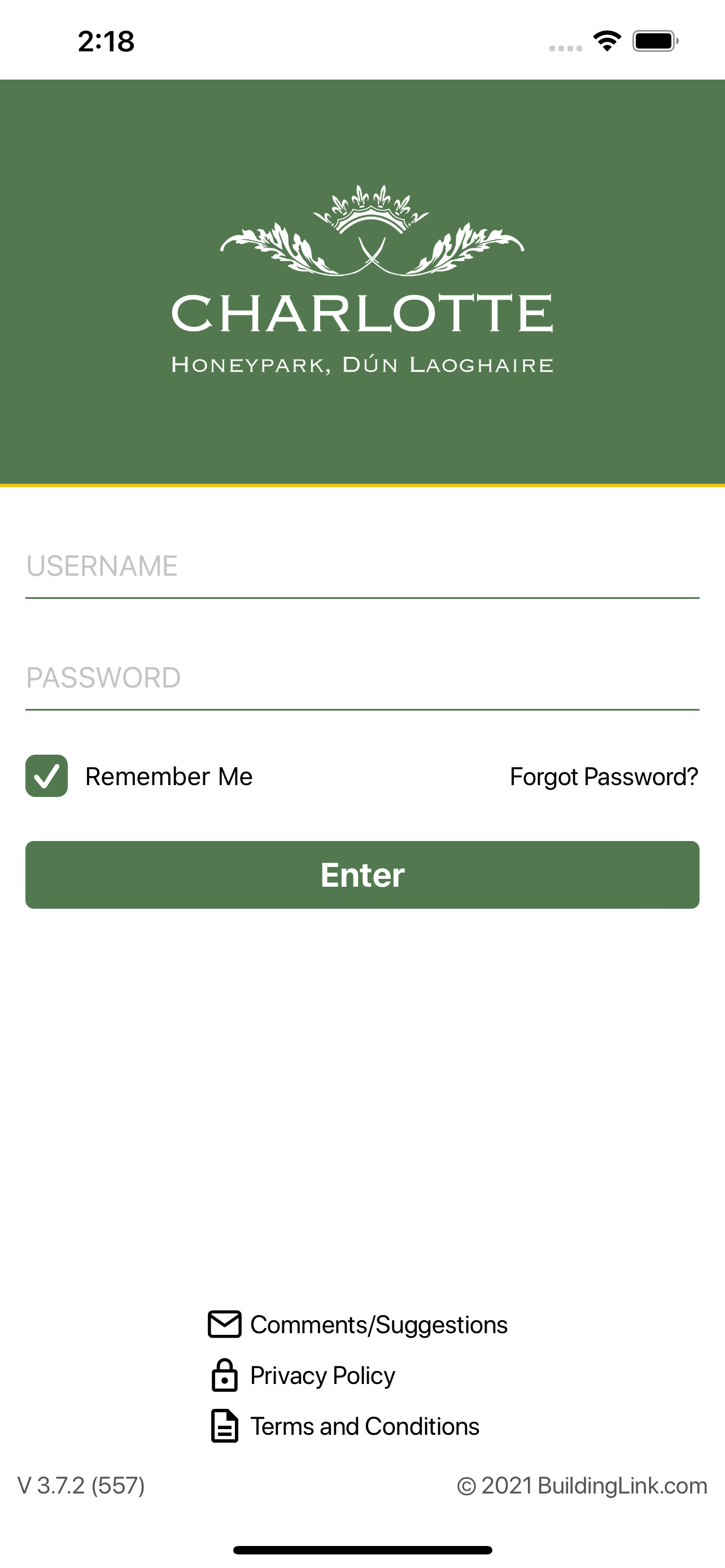 Charlotte Resident App