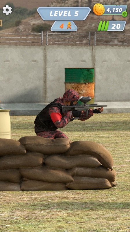 Paintball Attack 3D: Color War screenshot 6