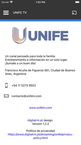Game screenshot UNIFE TV apk