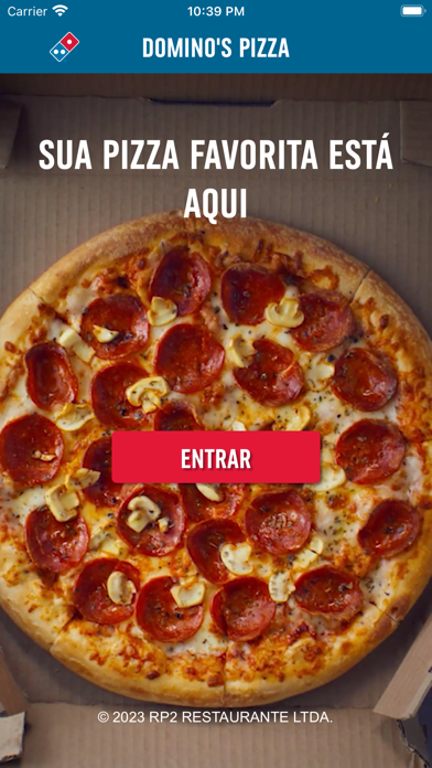 Domino's Pizza Brasil Screenshot