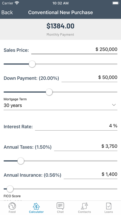 Glacier Bank Mortgage Screenshot
