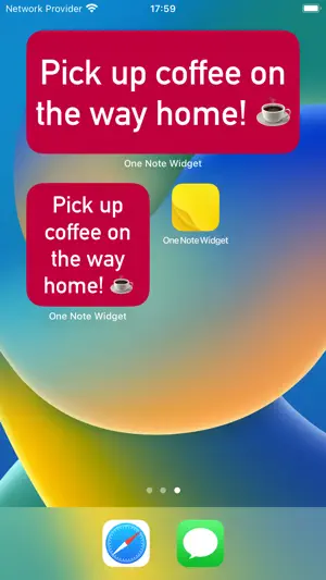 One Note Widget screenshot 3