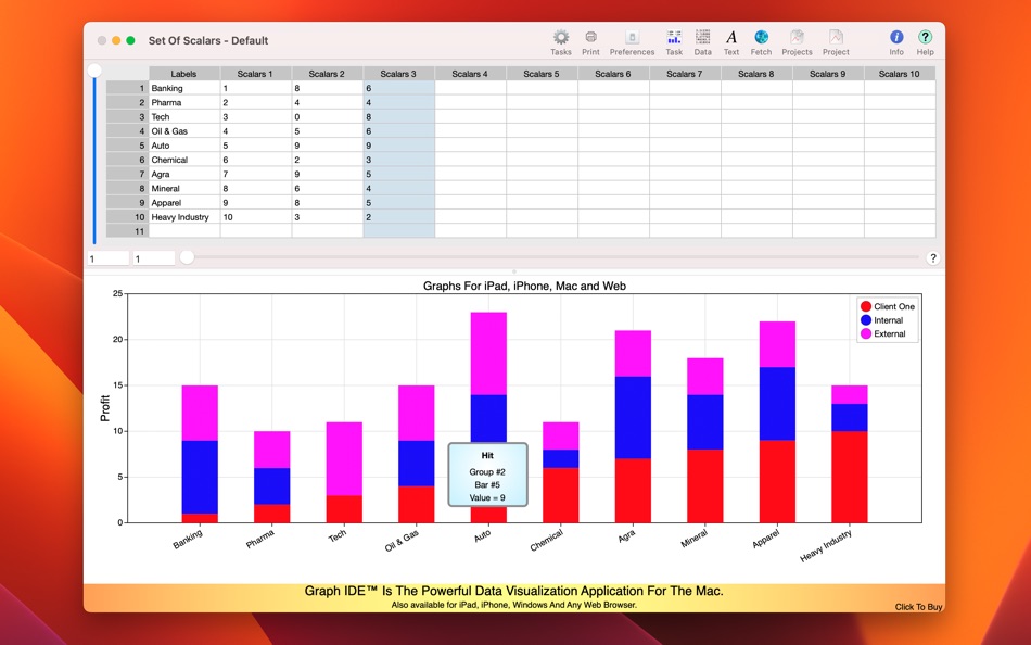 #1. Graph (macOS) 由: VVIMAGING, INC.
