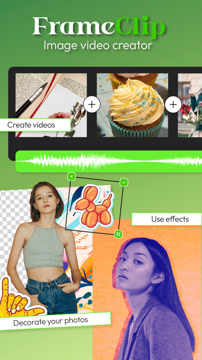 Frame Clip to make stories