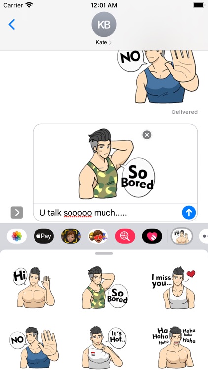 It's Men Time Stickers Pack