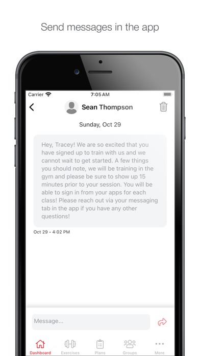 Thompson Fitness Screenshot
