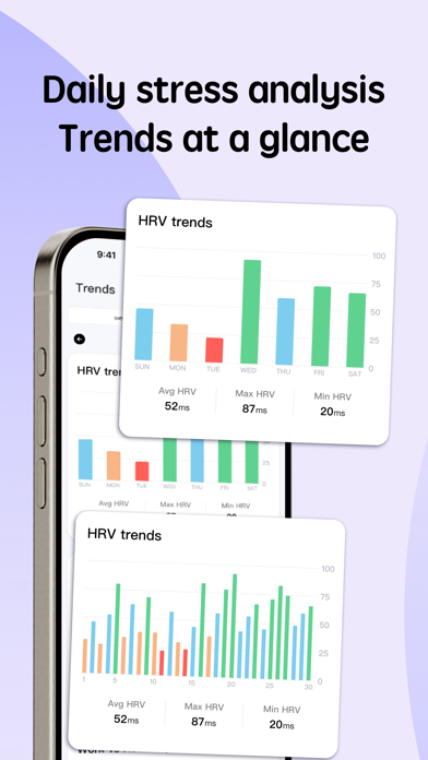 Stress Monitor & HRV Tracker Screenshot