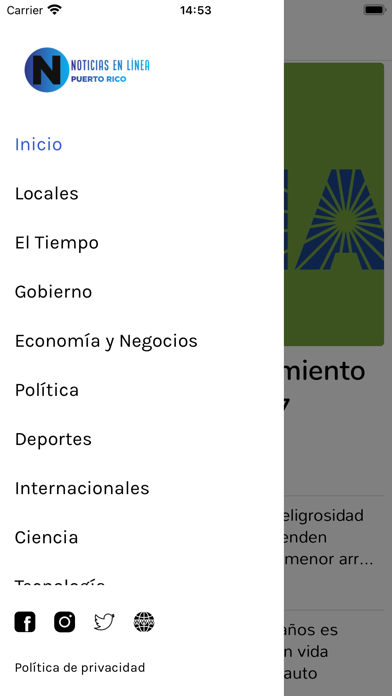 Noticias en Línea Screenshot